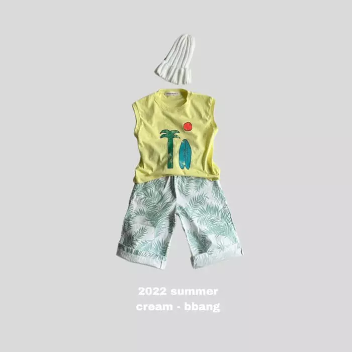 Cream Bbang - Korean Children Fashion - #todddlerfashion - Surfing Sleeveless - 11
