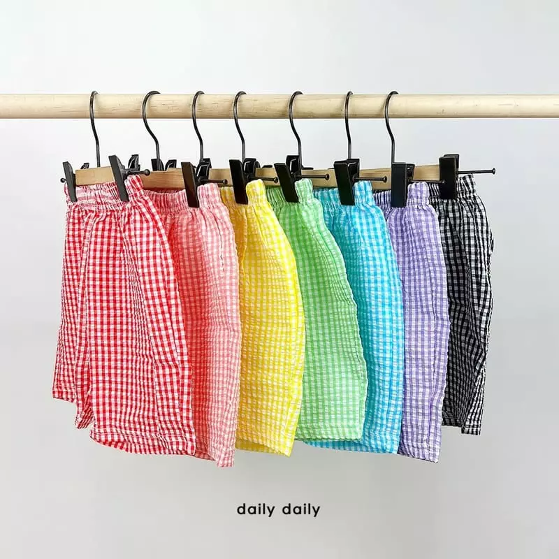 Daily Daily - Korean Children Fashion - #Kfashion4kids - Summer Check Ice Cream Easywear - 2