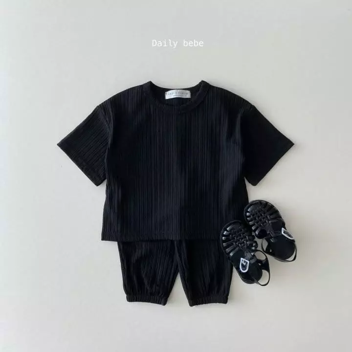 Daily Daily - Korean Children Fashion - #designkidswear - Cool Jogger Top Bottom Set - 8