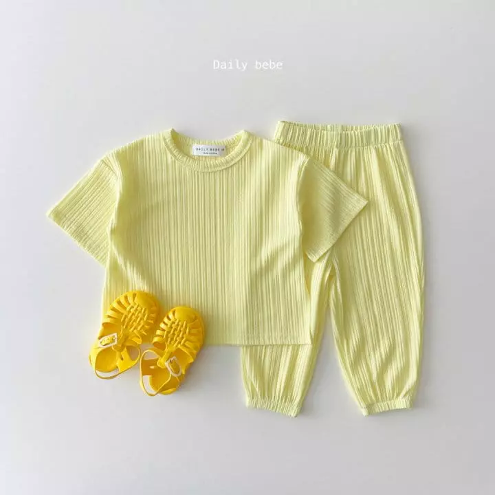Daily Daily - Korean Children Fashion - #littlefashionista - Cool Jogger Top Bottom Set