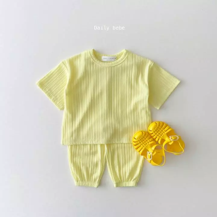 Daily Daily - Korean Children Fashion - #magicofchildhood - Cool Jogger Top Bottom Set - 2