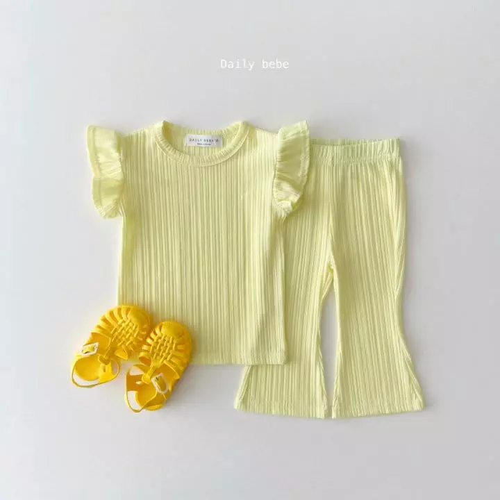 Daily Daily - Korean Children Fashion - #magicofchildhood - Cool Bootscut Top Bottom Set