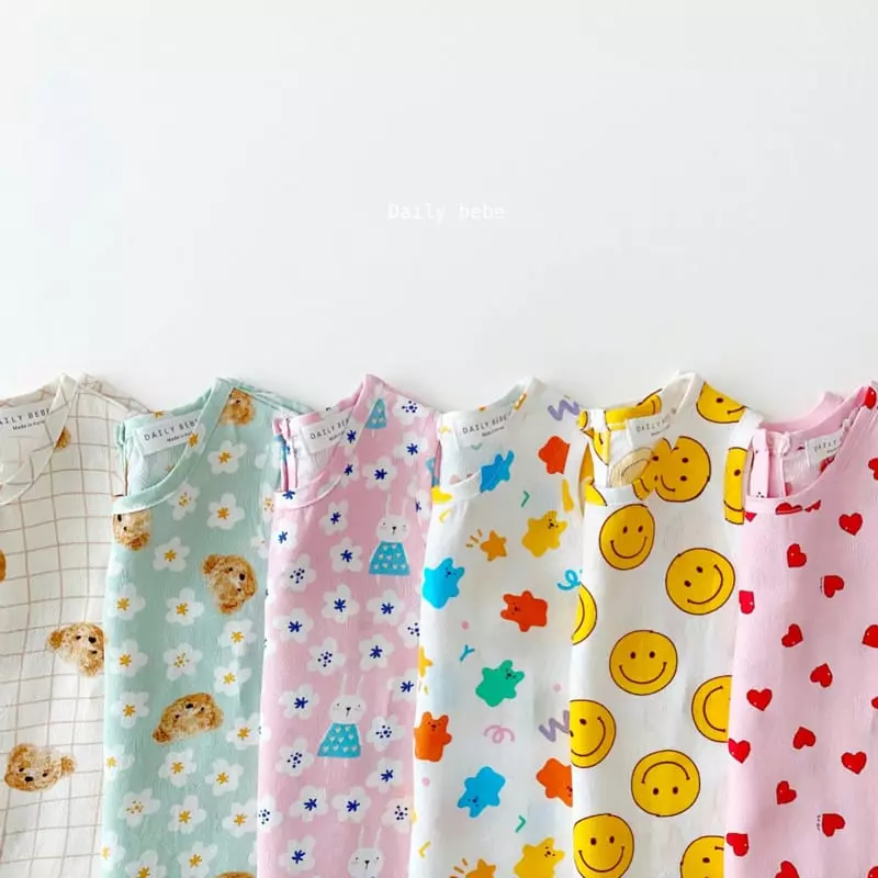 Daily Daily - Korean Children Fashion - #minifashionista - Rayon Top Bottom Set