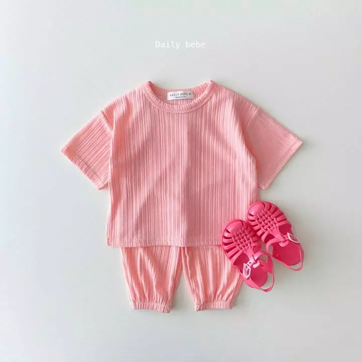 Daily Daily - Korean Children Fashion - #minifashionista - Cool Jogger Top Bottom Set - 4