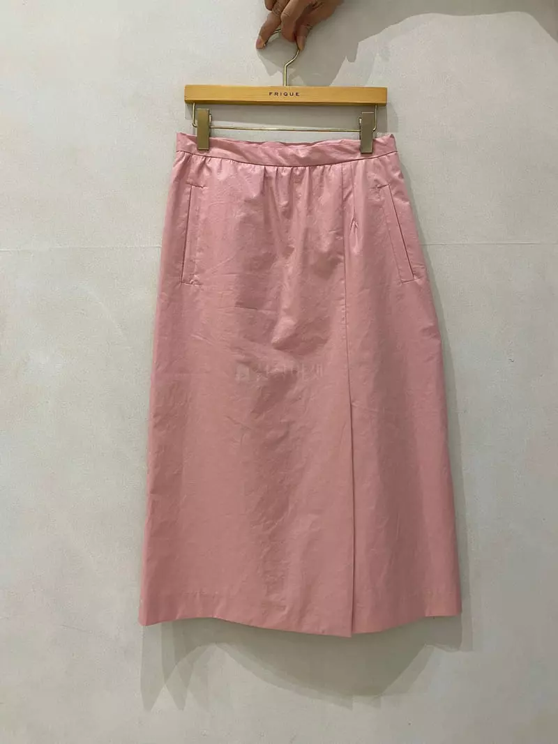 Dailyjud - Korean Women Fashion - #womensfashion - Coating Wrap Skirt - 4