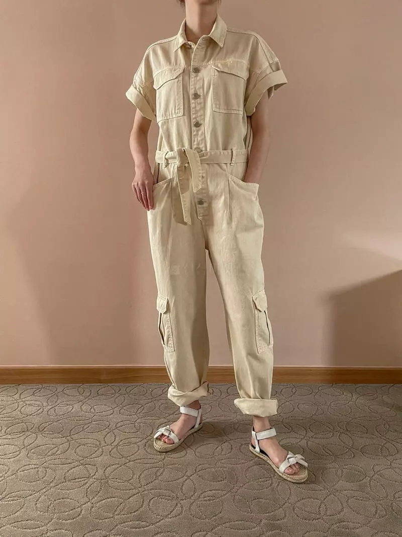 Dailyjud - Korean Women Fashion - #momslook - Cargo Jumpsuit