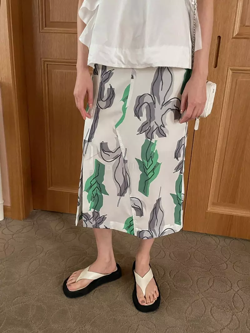 Dailyjud - Korean Women Fashion - #momslook - Jullian Paint Skirt