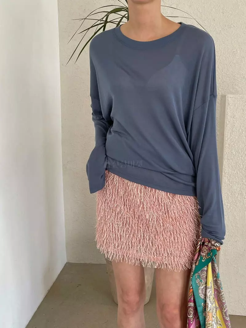 Dailyjud - Korean Women Fashion - #momslook - See Thourgh Tee
