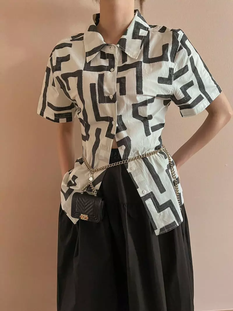 Dailyjud - Korean Women Fashion - #momslook - Blin Shirt - 2