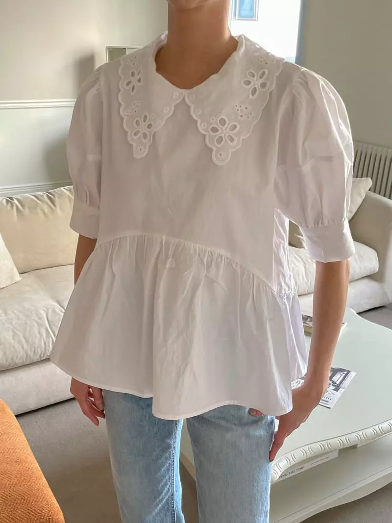 Dailyjud - Korean Women Fashion - #womensfashion - Motive Blouse - 4