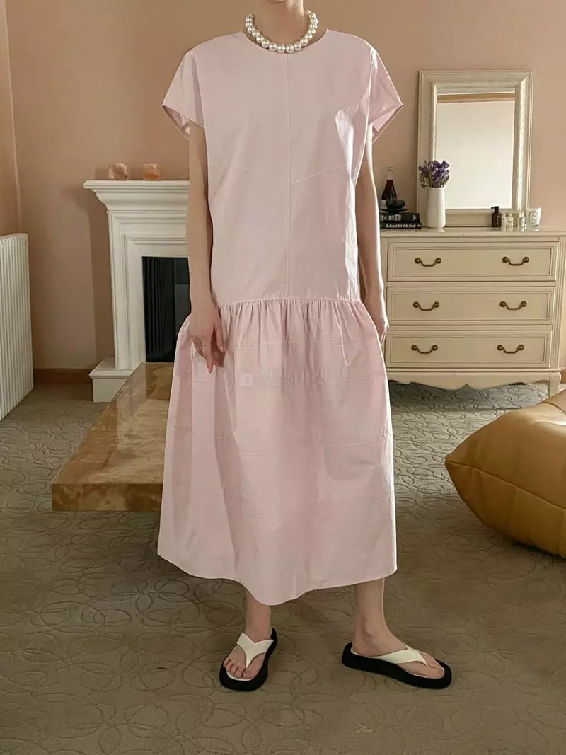 Dailyjud - Korean Women Fashion - #momslook - Cotton Sleeveless One-piece