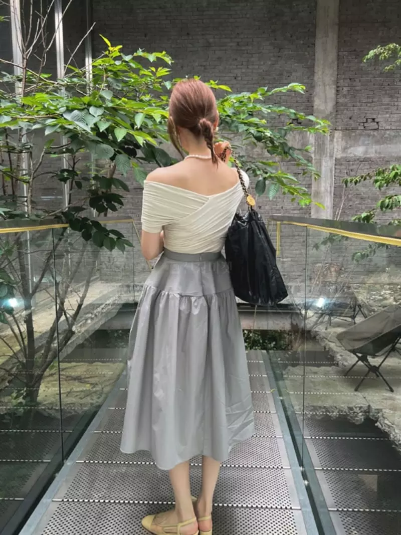 Dailyjud - Korean Women Fashion - #momslook - Volume Whole Skirt - 3