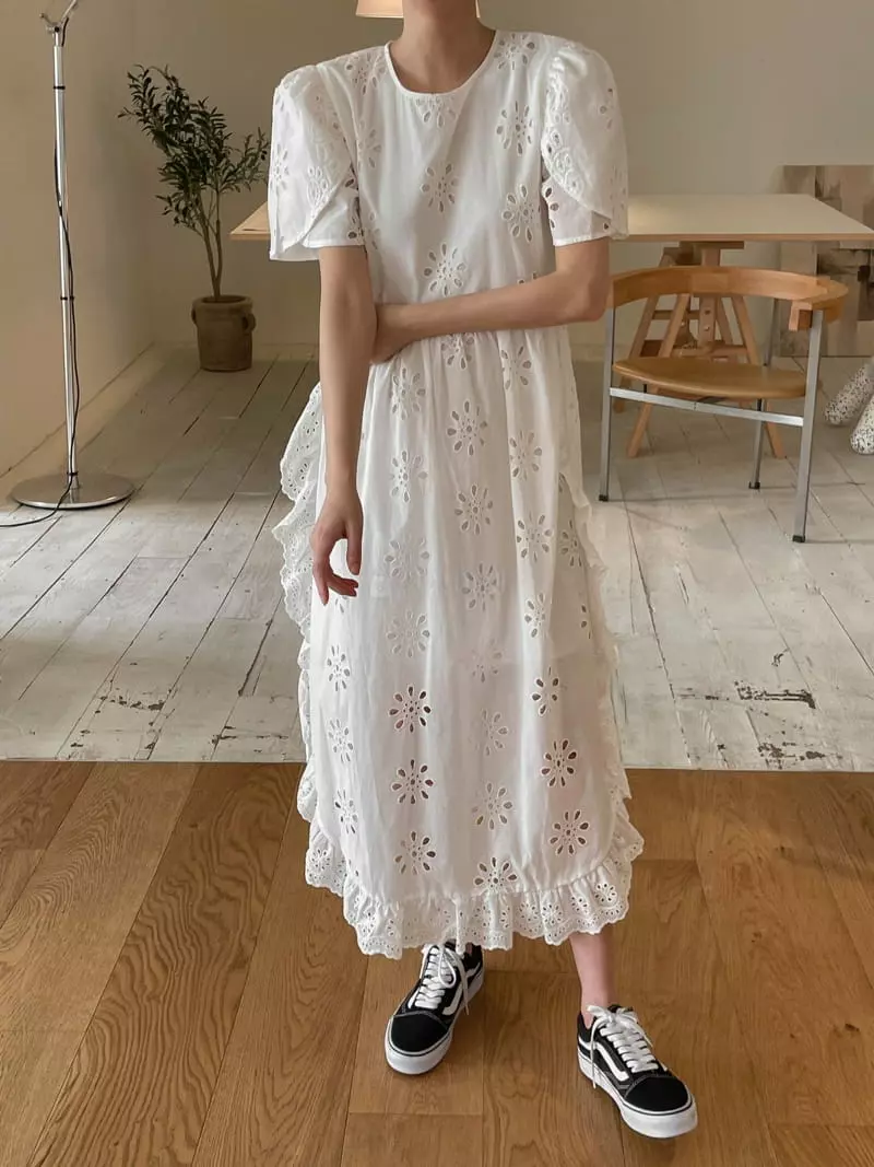 Dailyjud - Korean Women Fashion - #romanticstyle - Punching One-piece - 2
