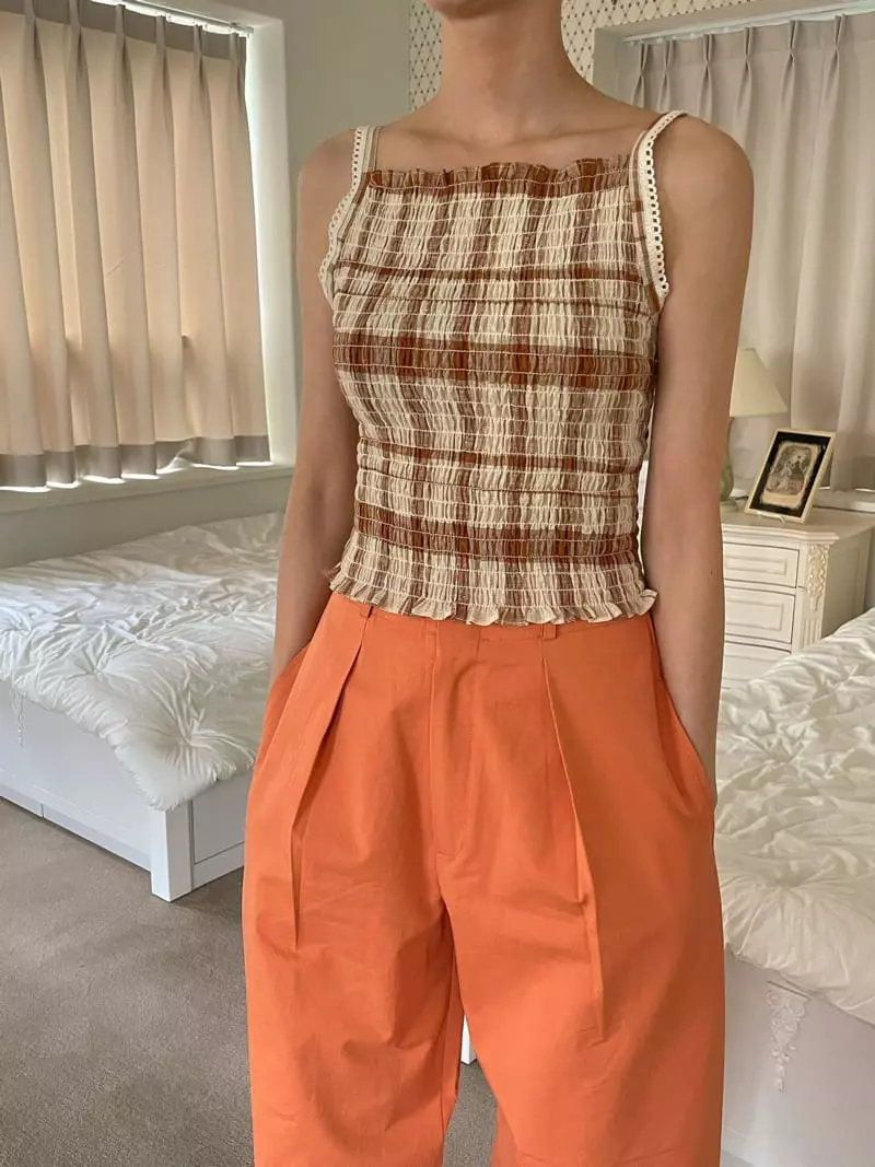 Dailyjud - Korean Women Fashion - #shopsmall - Smocked Banding Top - 4