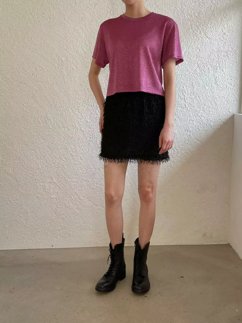 Dailyjud - Korean Women Fashion - #momslook - Fringe Skirt - 4