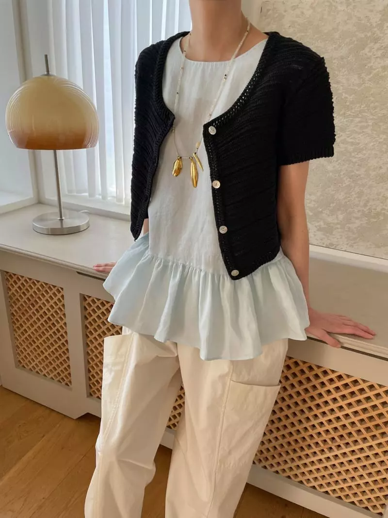 Dailyjud - Korean Women Fashion - #momslook - Crepe Cardigan - 4