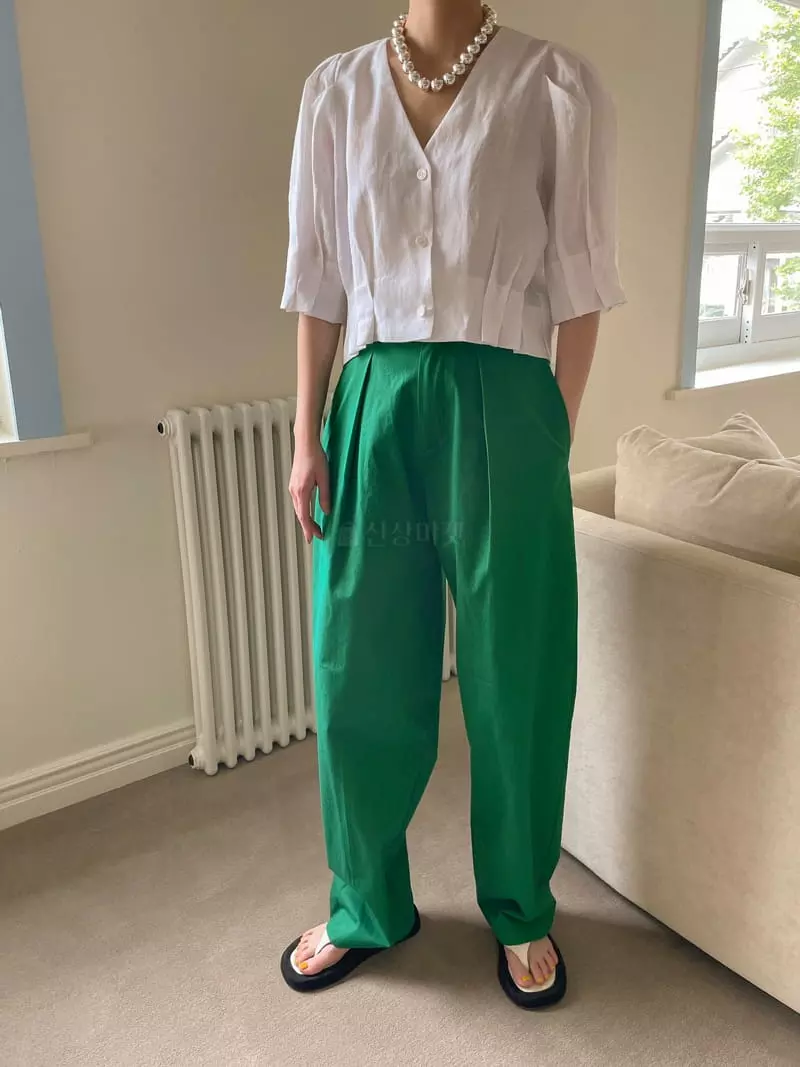 Dailyjud - Korean Women Fashion - #womensfashion - Pintuck Wide Pants - 3