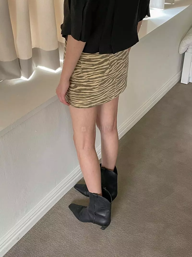 Dailyjud - Korean Women Fashion - #womensfashion - Zebra Skirt