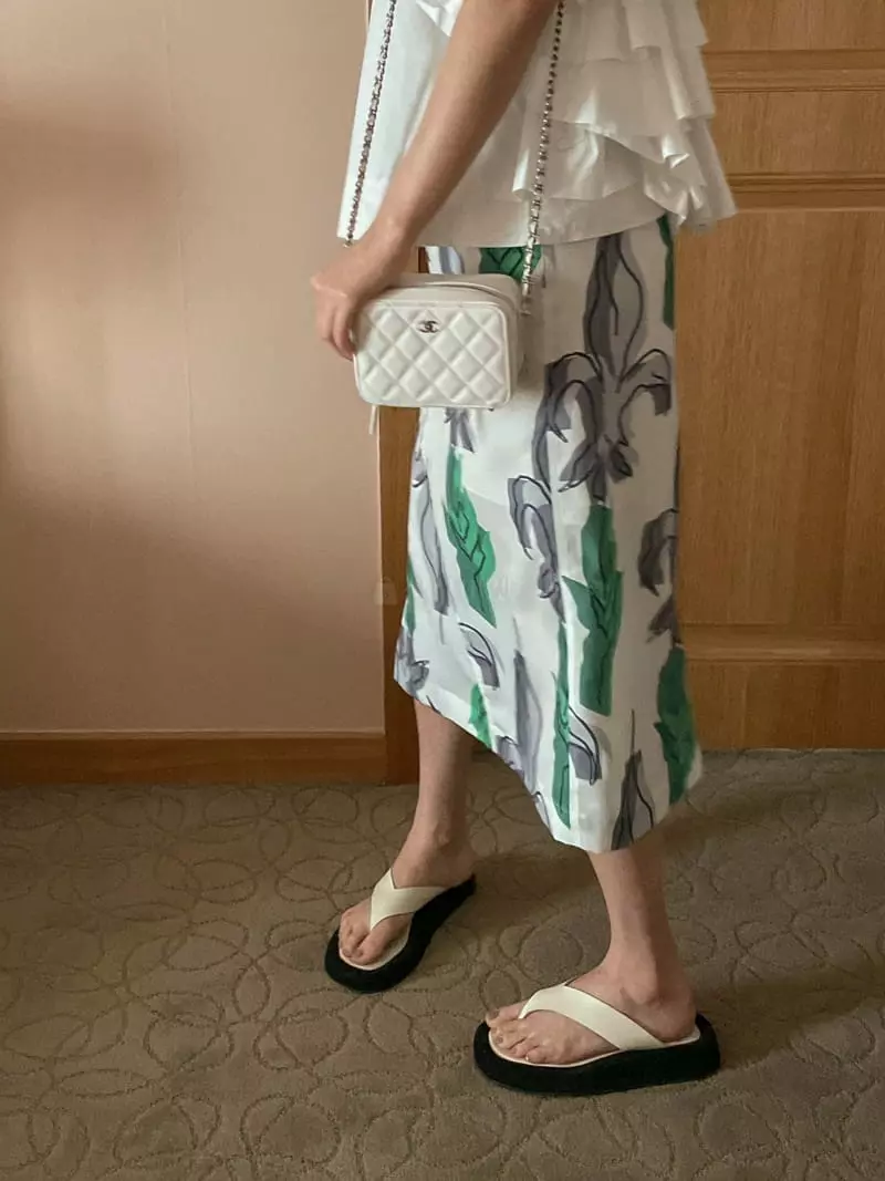 Dailyjud - Korean Women Fashion - #momslook - Jullian Paint Skirt - 4