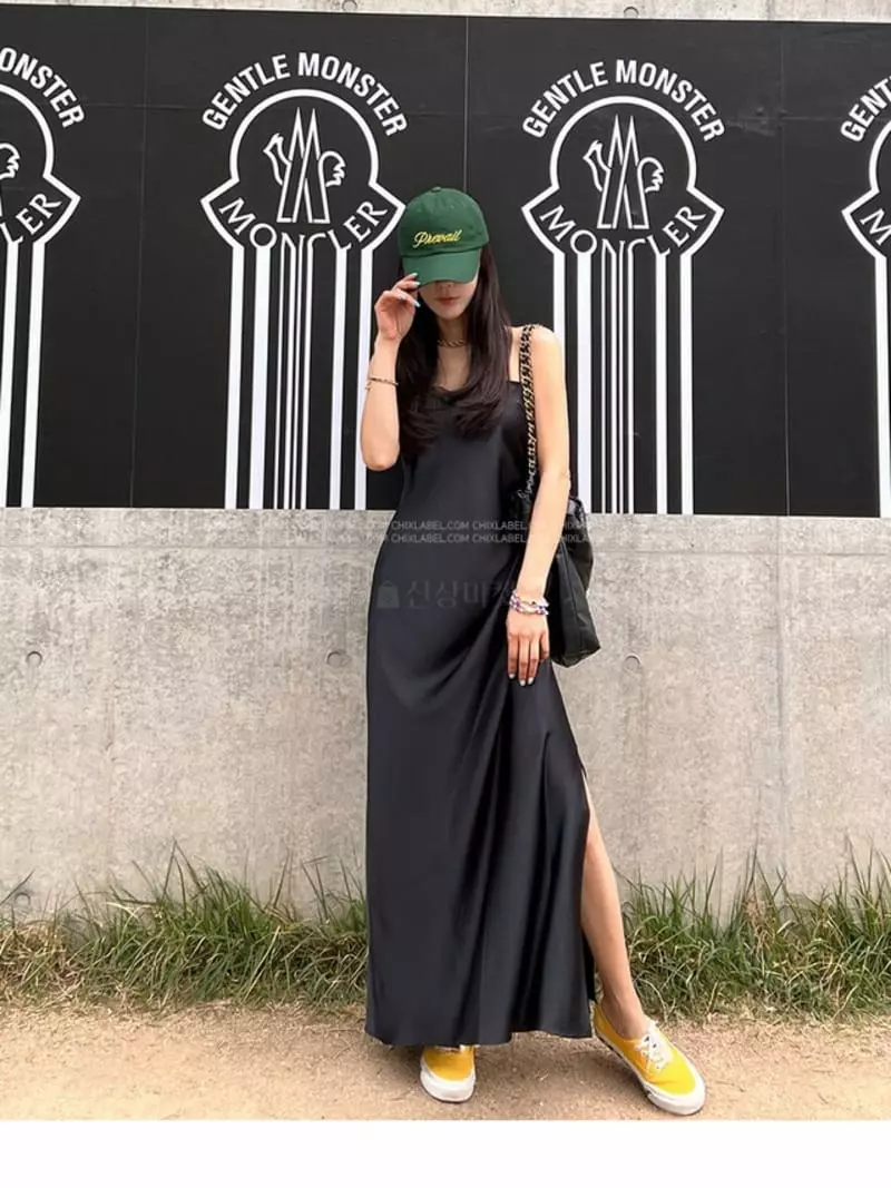 Dailyjud - Korean Women Fashion - #womensfashion - Slip Long One-piece - 3