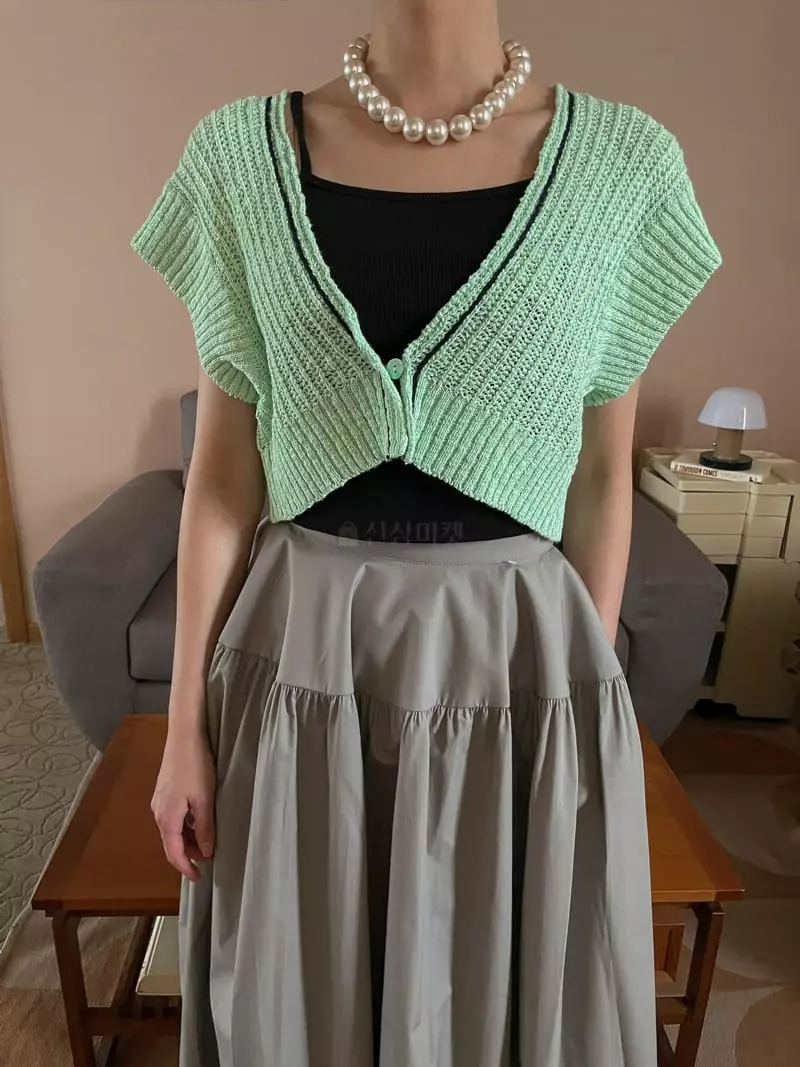 Dailyjud - Korean Women Fashion - #womensfashion - Color Crop Knit - 2