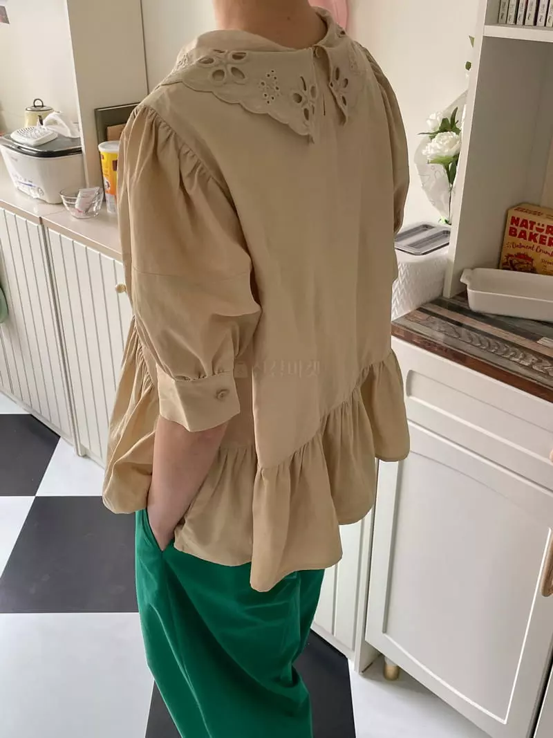 Dailyjud - Korean Women Fashion - #womensfashion - Motive Blouse