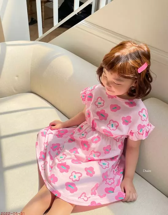 Dsaint - Korean Children Fashion - #childofig - Flower One-piece - 8