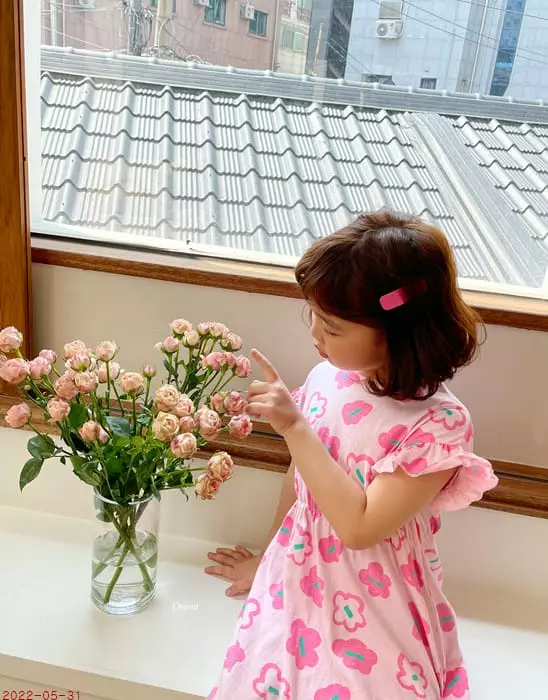 Dsaint - Korean Children Fashion - #childrensboutique - Flower One-piece - 9
