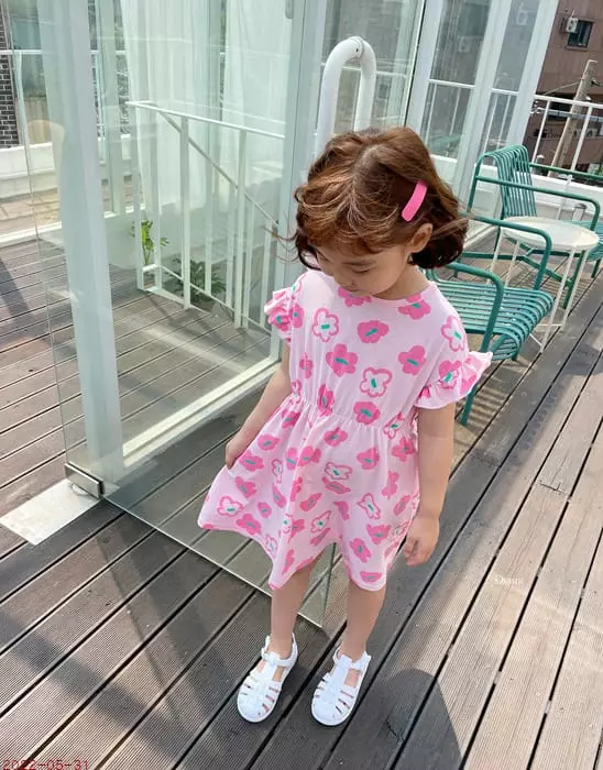 Dsaint - Korean Children Fashion - #designkidswear - Flower One-piece - 10