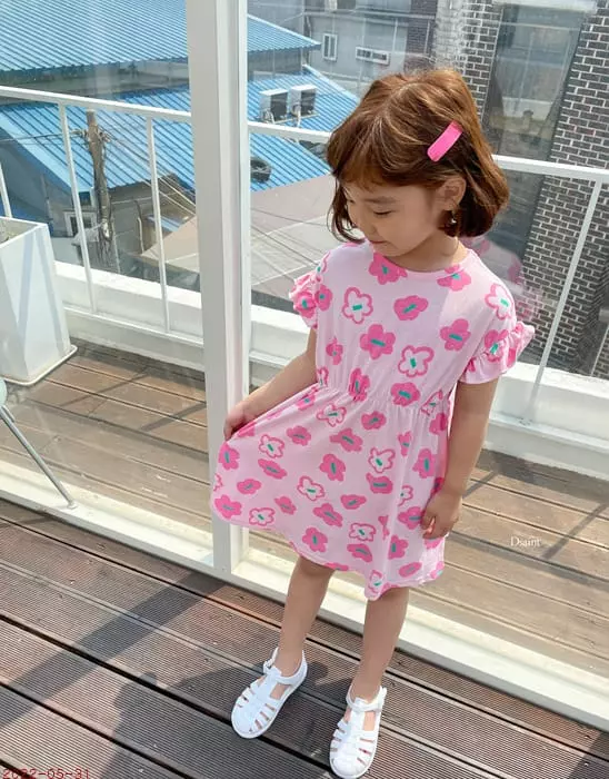 Dsaint - Korean Children Fashion - #discoveringself - Flower One-piece - 11