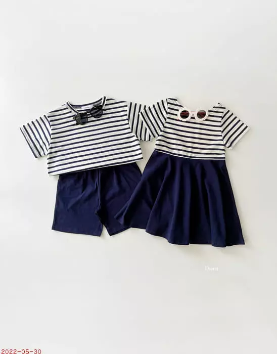 Dsaint - Korean Children Fashion - #kidsstore - Marine Top Bottom Set