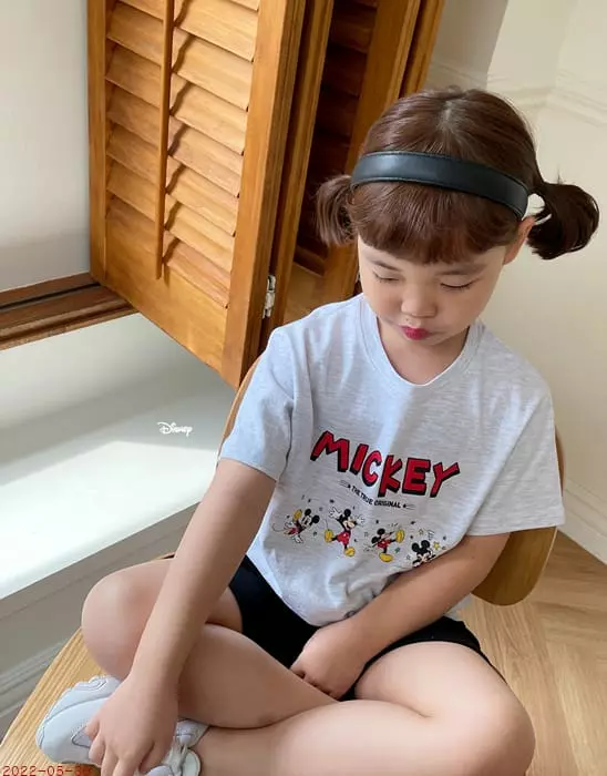 Dsaint - Korean Children Fashion - #prettylittlegirls - Four Mickey Tee - 10