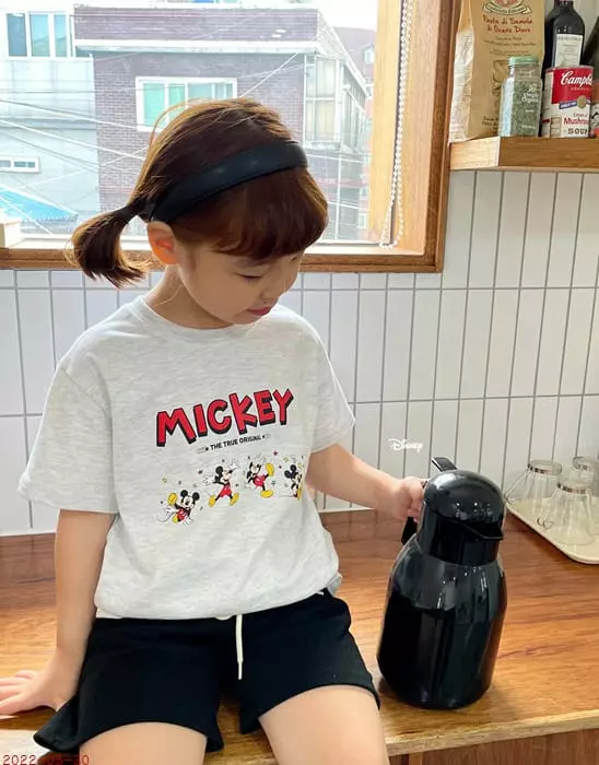 Dsaint - Korean Children Fashion - #todddlerfashion - Four Mickey Tee - 11