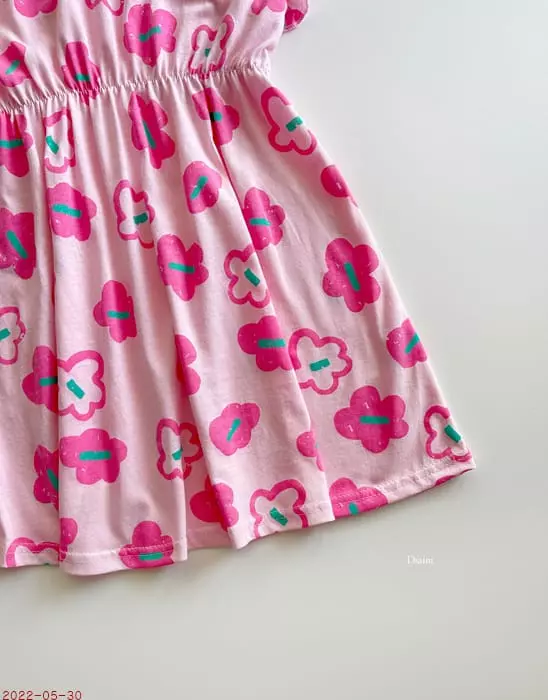 Dsaint - Korean Children Fashion - #toddlerclothing - Flower One-piece - 6