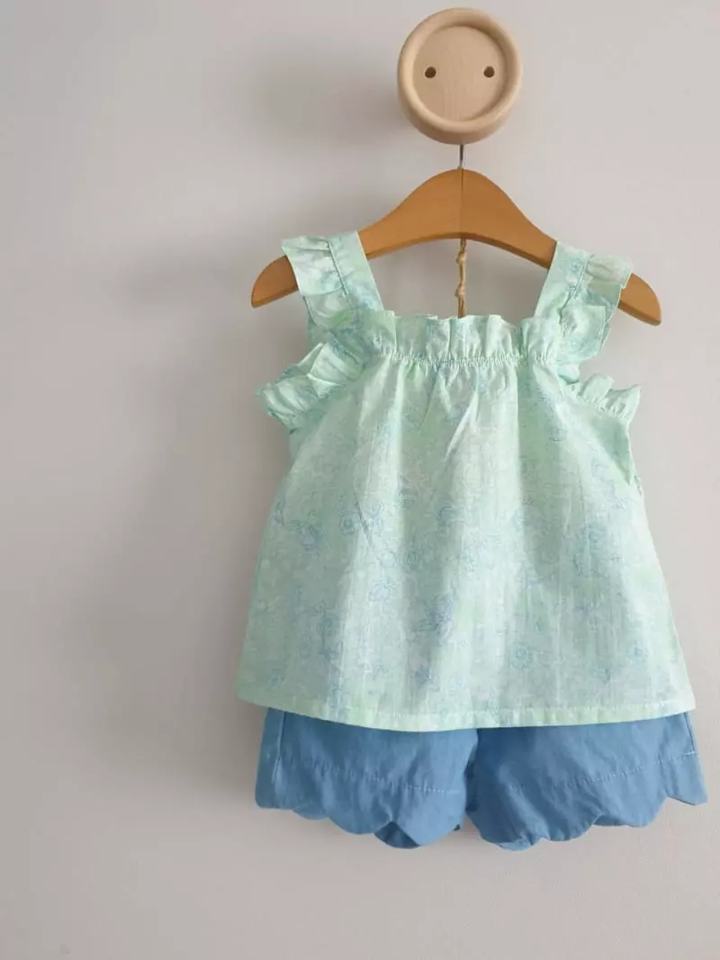 Eclair - Korean Children Fashion - #magicofchildhood - Blare Sleeveless - 6