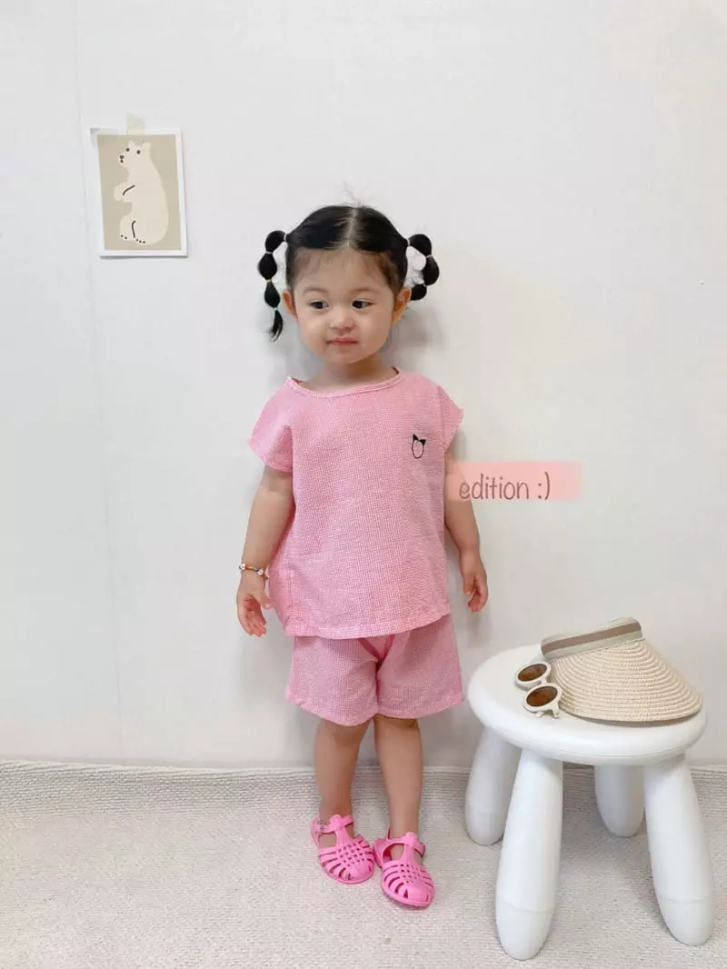 Edition - Korean Children Fashion - #kidzfashiontrend - Fruit Jijimi Top Bottom Set - 6