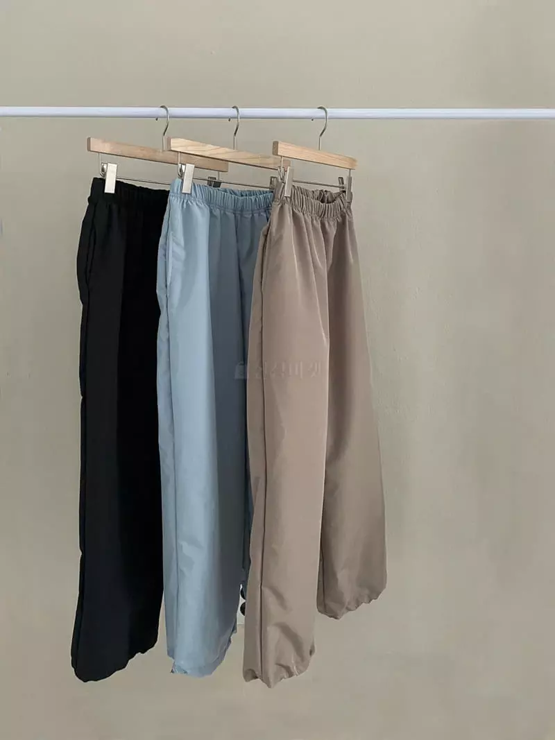Enten - Korean Women Fashion - #momslook - String Pants - 2