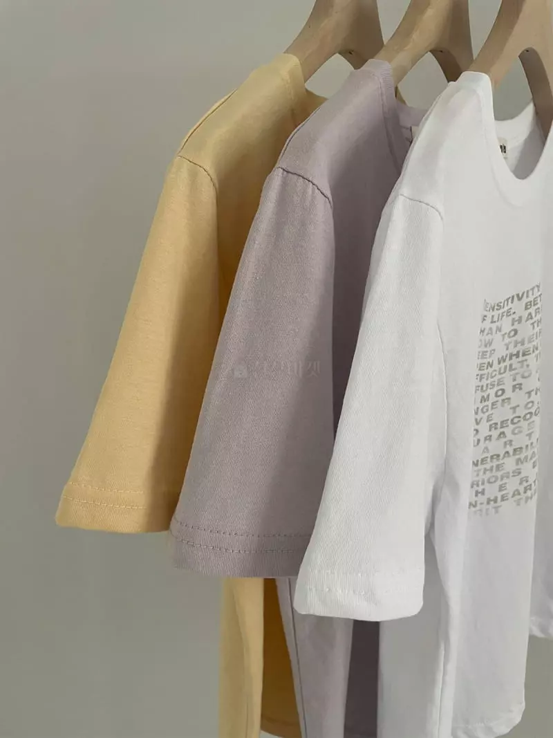 Enten - Korean Women Fashion - #momslook - Sensitive Tee - 3