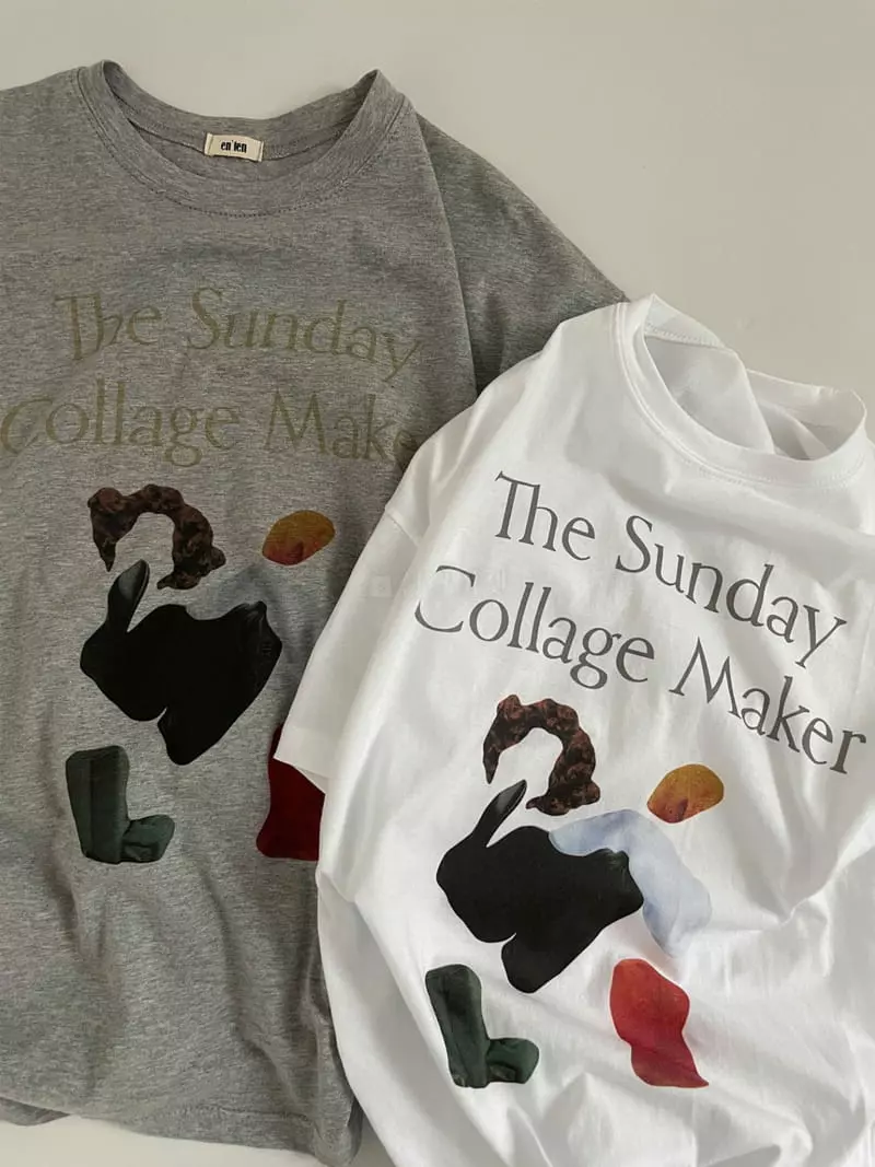 Enten - Korean Women Fashion - #momslook - Sunday Tee - 2
