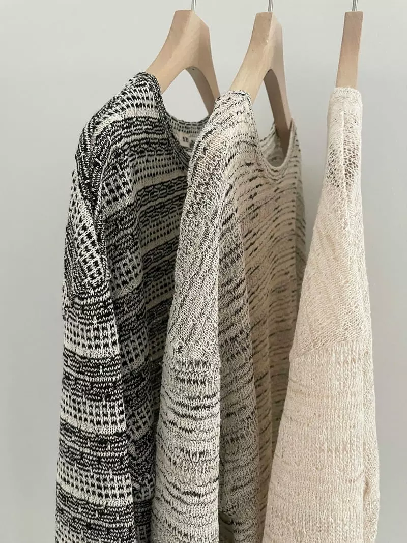 Enten - Korean Women Fashion - #momslook - Bohemian Knit - 2