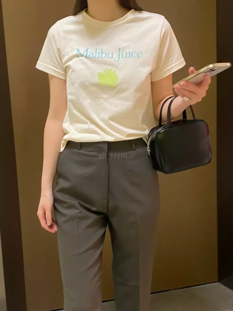 Enten - Korean Women Fashion - #momslook - Malibu Tee - 4