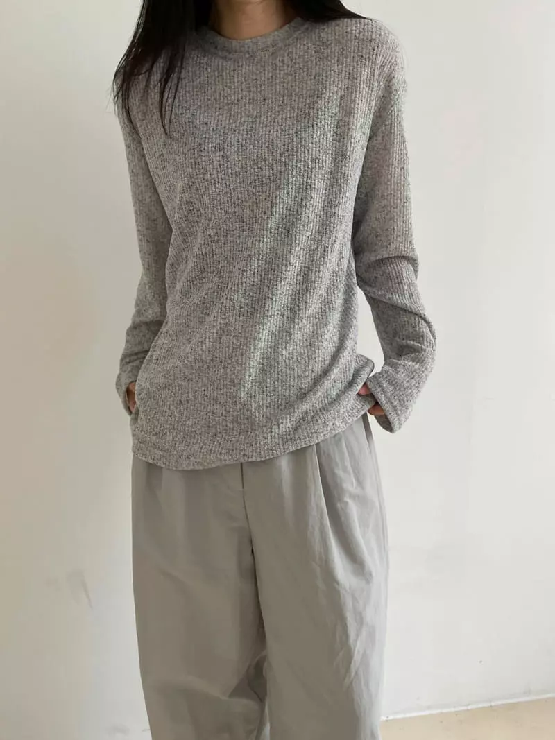 Enten - Korean Women Fashion - #momslook - Knit Tee