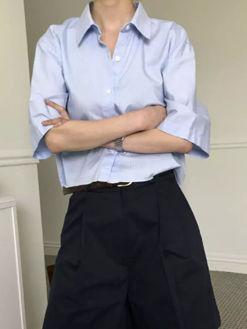 Enten - Korean Women Fashion - #momslook - Piber Shirt - 6