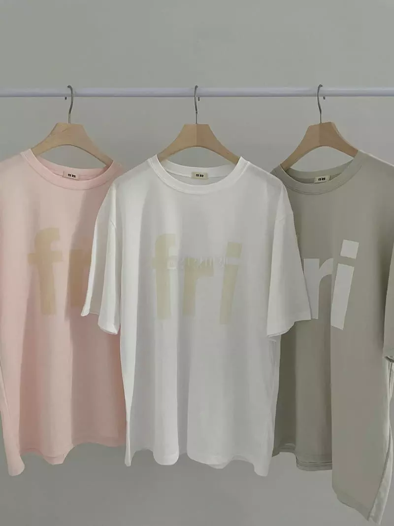 Enten - Korean Women Fashion - #womensfashion - Friday Tee - 4