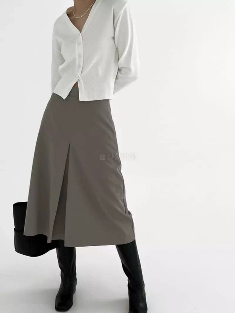 Enten - Korean Women Fashion - #momslook - Poke Skirt - 2