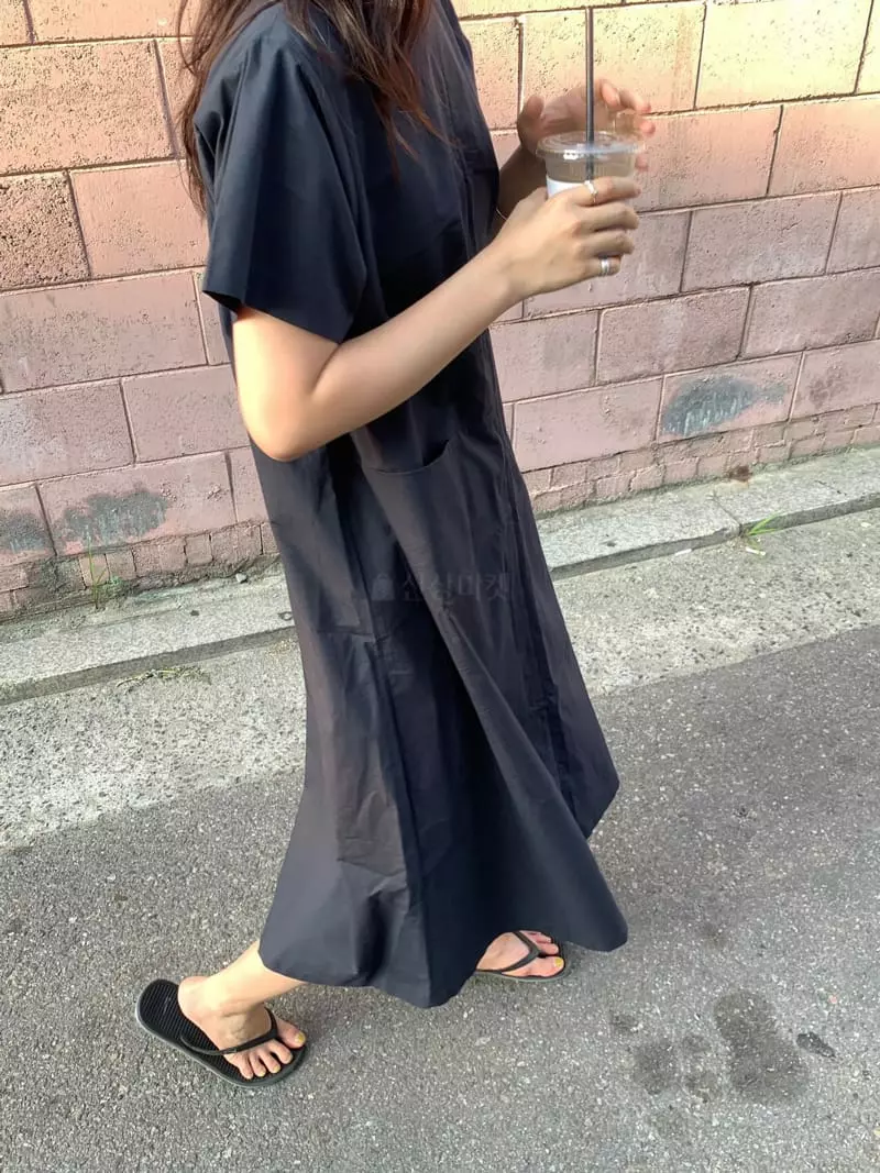 Enten - Korean Women Fashion - #momslook - Pocari One-piece