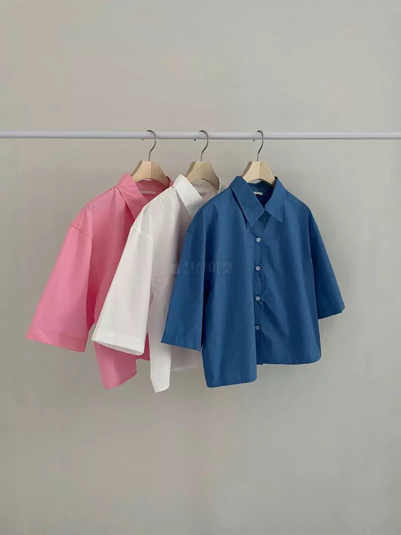 Enten - Korean Women Fashion - #womensfashion - Pale Shirt - 4