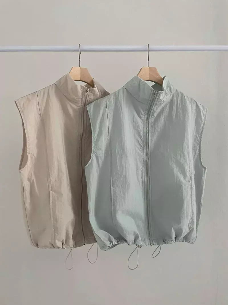 Enten - Korean Women Fashion - #momslook - Camp Vest - 3