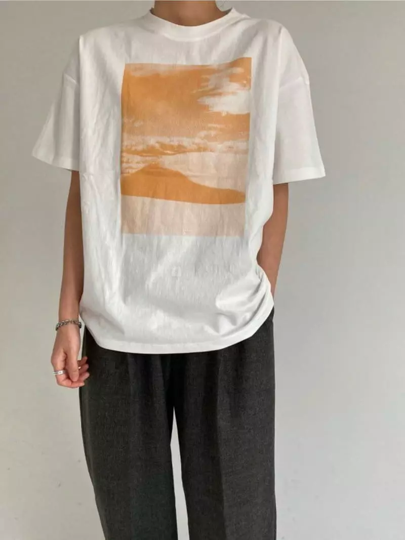 Enten - Korean Women Fashion - #momslook - Winder Tee - 2