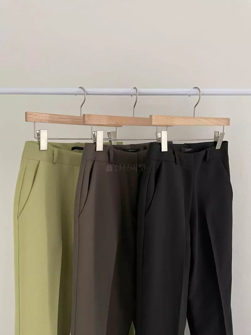 Enten - Korean Women Fashion - #pursuepretty - Olive Pants - 4